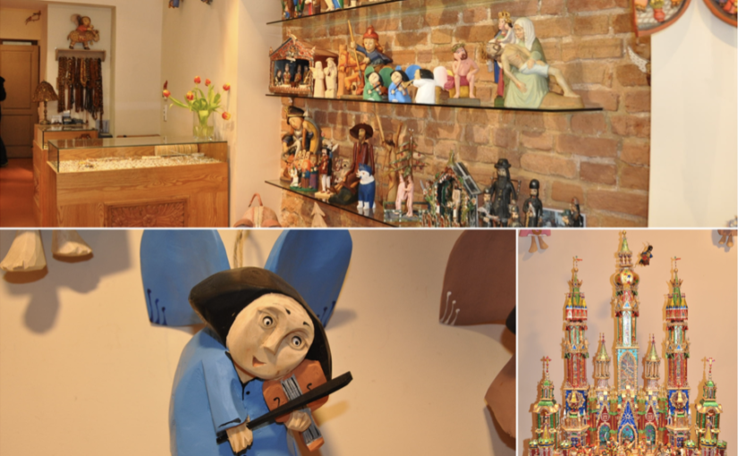 Drewniane ręcznie tworzone anioły oraz szopki bożonarodzeniowe idealne na upominek